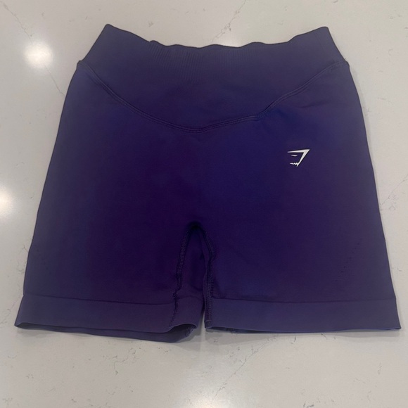 Gymshark Deep Purple Bike Shorts - Picture 1 of 3